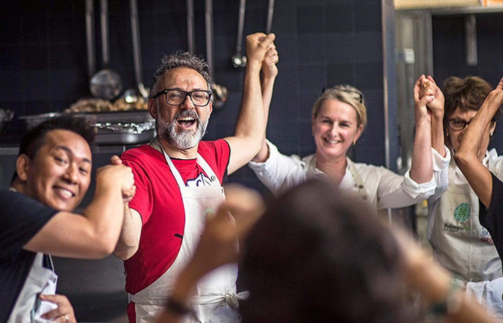 Chef Massimo Bottura cooking for the poor and homeless