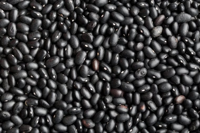 the texture of black beans