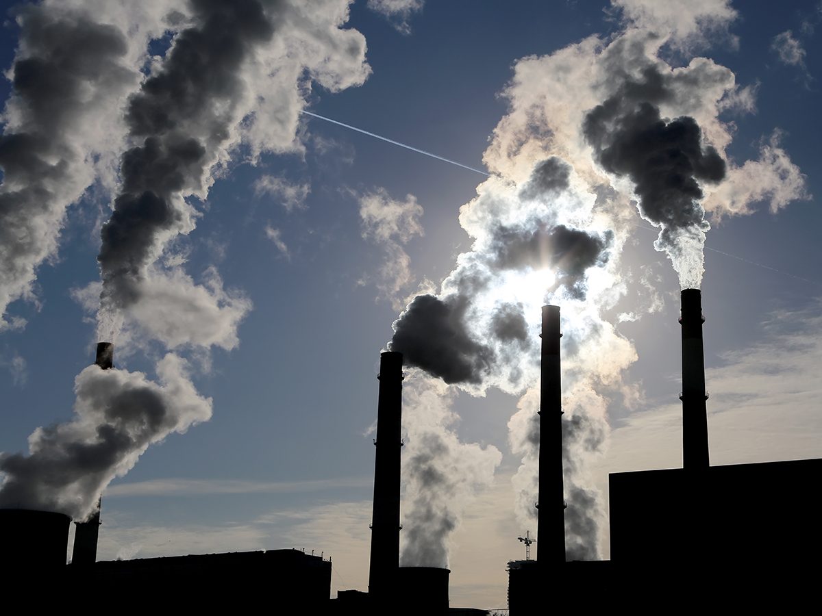 Good news - fossil fuels smokestacks